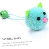 4pcs Plush Mouse Cat Teasing Balls for Indoor Play - Soft Engaging Exercise Toys for Kittens, Active Fun Playthings