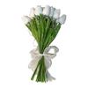 Flores Artificiales Tulipanes LED, Ramo Brillante de Mano con Pétalos Suaves, Tallo Flexible Luz Ambiental, Regalo Romántico Decoración del Hogar Dormitorio Ambiente