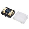 Fuse Holder Block 100A Fuses 1 In 2 Out W/LED Digital Voltage Display for Car Yacht Audio