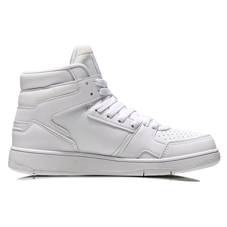 Li-Ning High-Top Non-Slip Wear-Resistant Skate Shoes Women Sneakers White AGCN358-2