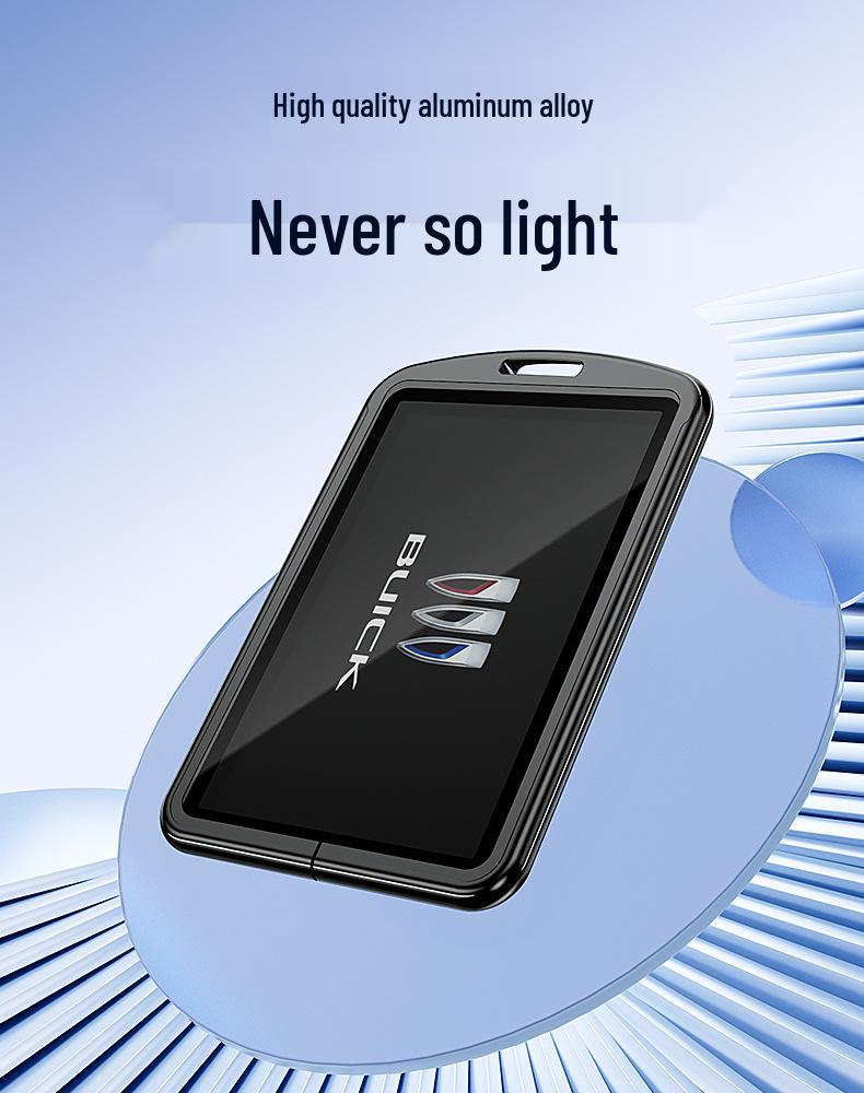 Pouzdro na klíč Buick E5/E4 2023 LaCrosse: Pánský kovový držák na NFC karty a ochranný obal