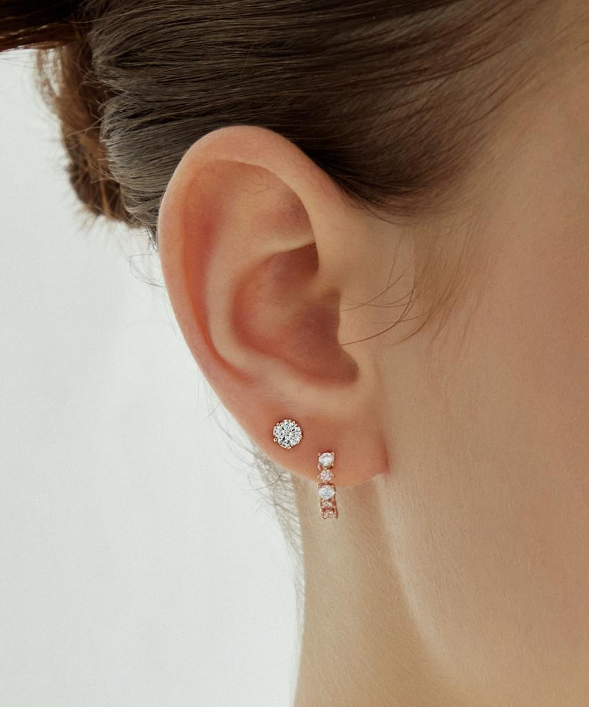 Jestina Whitemond 14K Single Piercing (Jjjteq4Bs065R4P00)