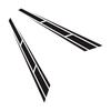 2Pcs Auto Haube Streifen Aufkleber Sportlichen Stil Auto Körper Tür Seite Motor Motorhaube Aufkleber für RV Yacht Lkw
