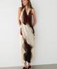 Masimodutti Fluid Halterneck Long Dress