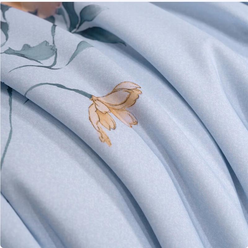 Mercury Home Textiles DH Jinyu Fenghua Tussah Silk Quilt