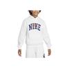 Nike Sportswear Club Fleece Pullover Hoodie With Letter Pattern Embroidery Kids Hoodies White FZ1403-100