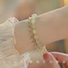Princess on the Run*Natural Hetian Jade Bracelet, Niche Design, Fairy-Like, Original New Style Bracelet for Girls