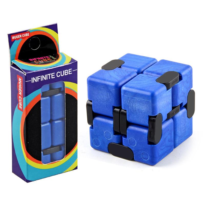 Halloween Stress Relief Cube Infinite Fidget Toy for Kids Christmas Gift Decompression Puzzle Finger Toy