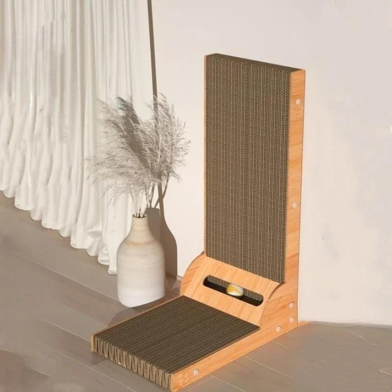 Tabla Rascadora para Gatos en Forma de L Desmontable Papel Corrugado Rascador para Gatos Duradero Juguete para Entrenamiento de Gatos para Afilar Garras Protector de Muebles