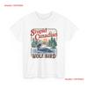 Stupid Canadian Wolf Bird T Shirt Meme Vintage Versatile Top For Everyday Wear Homme Casual