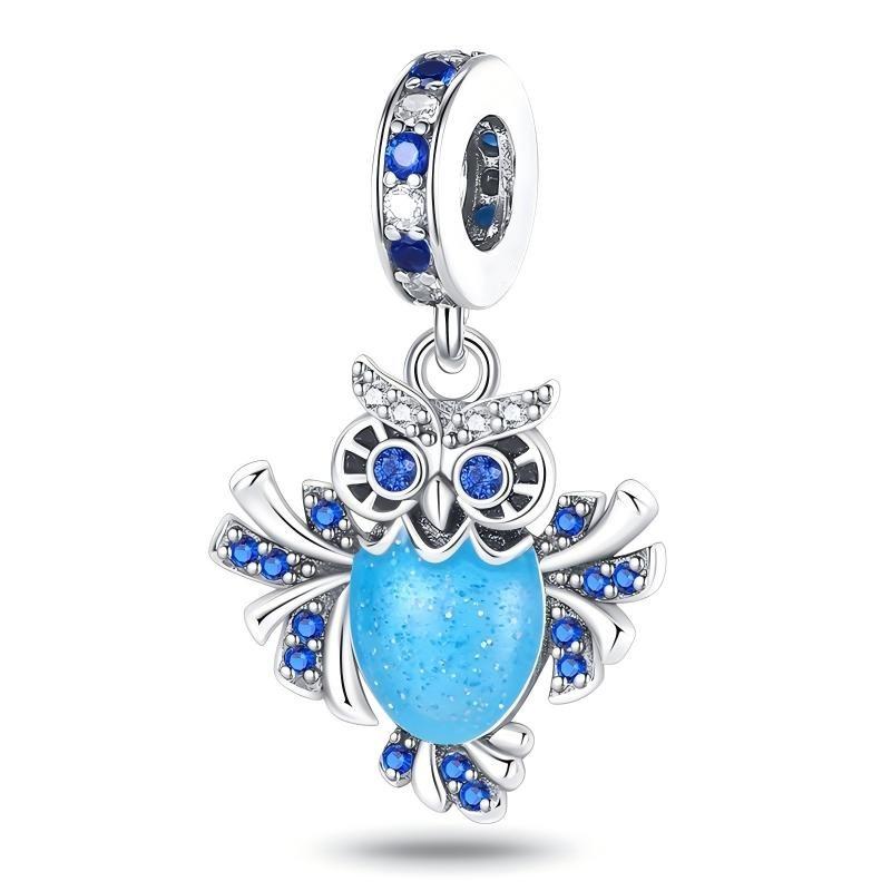 S925 Silver Glow In The Dark Firefly Pendant DIY Craft Jewelry Making Supplies For Bracelet Necklace Beading