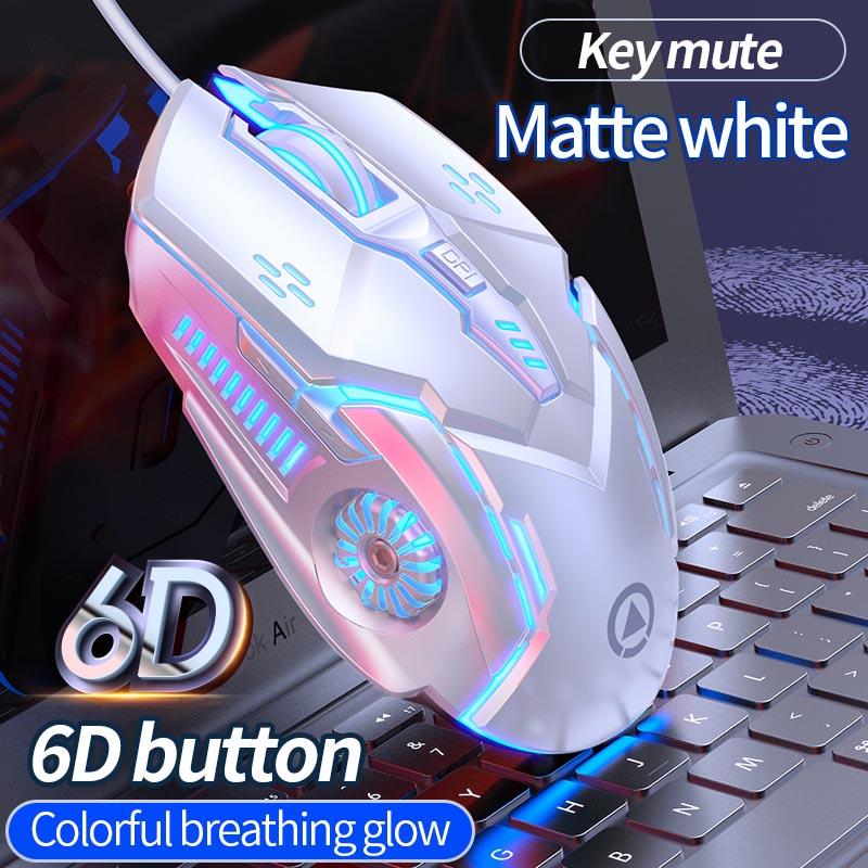New Wired Mouse Backlight High Sensitivity 6 Button Macro Programming Gaming Mechanical Mouse for Gaming PC Tablet ZH