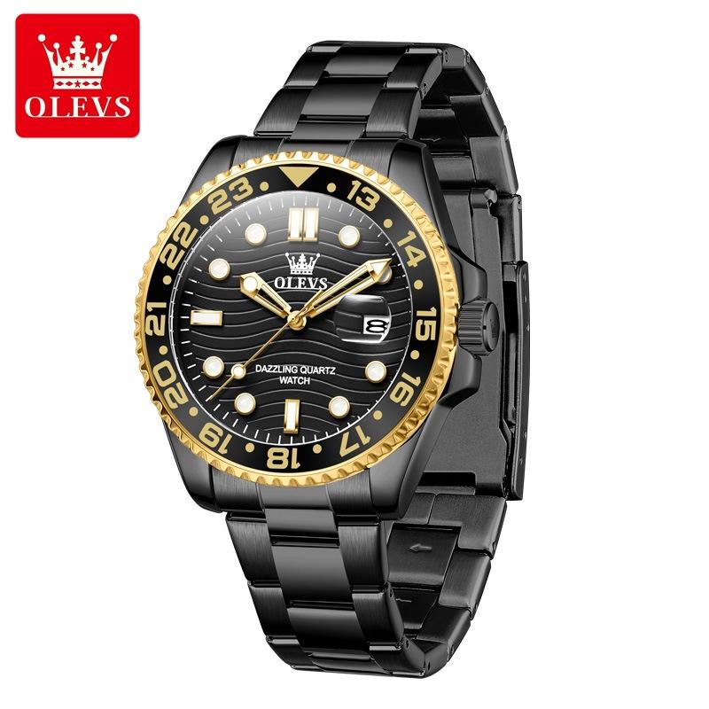 Herrenuhren Luxusuhr Herren Business Sport Wasserdichte Quarzuhr für Herren Edelstahl Relogio Masculino