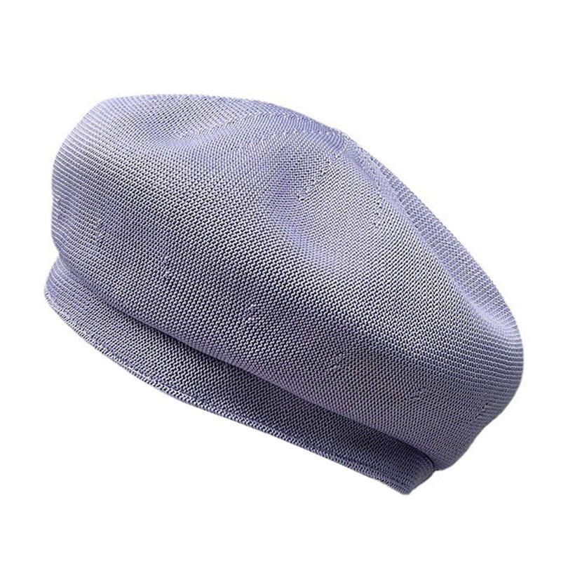 Wide Edge Shows The Face, Small Summer Thin Three-Dimensional Beret, Breathable Painter Hat, Female Hollow Mesh Bud Hat, Large Version