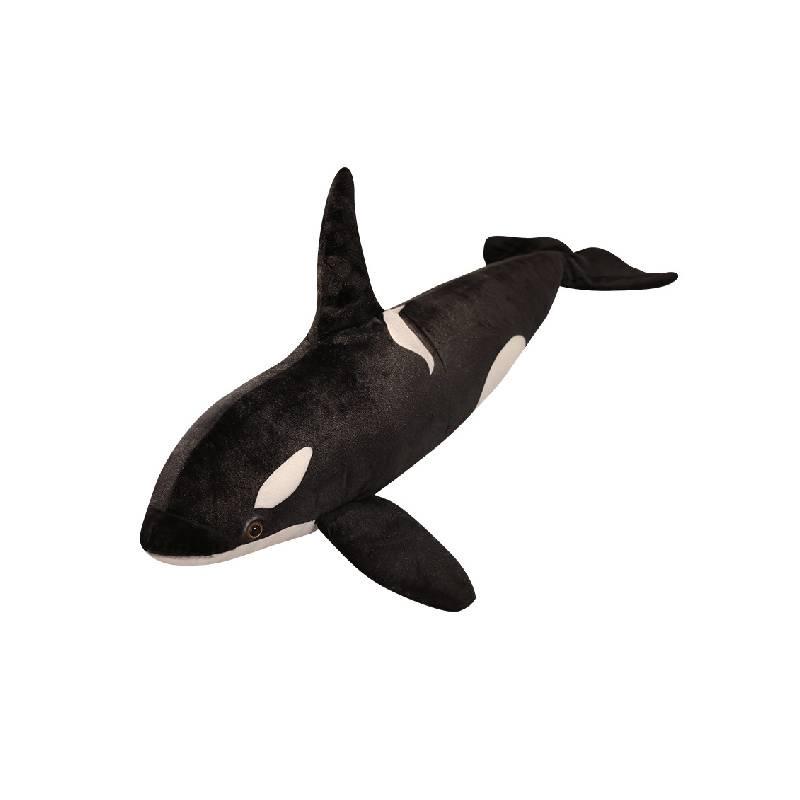 Realistic Killer Whale Plush Toy Soft And Cuddly Ocean Sea Life Stuffed Animal Pillow Doll