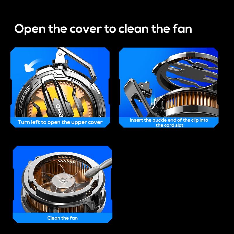 MEMO CX07 Frigorifero Semiconduttore 2 in 1 Magnetico/Clip Posteriore Radiatore di Raffreddamento per Telefono Cellulare per IPhone Android Gioco PUBG Raffreddatore