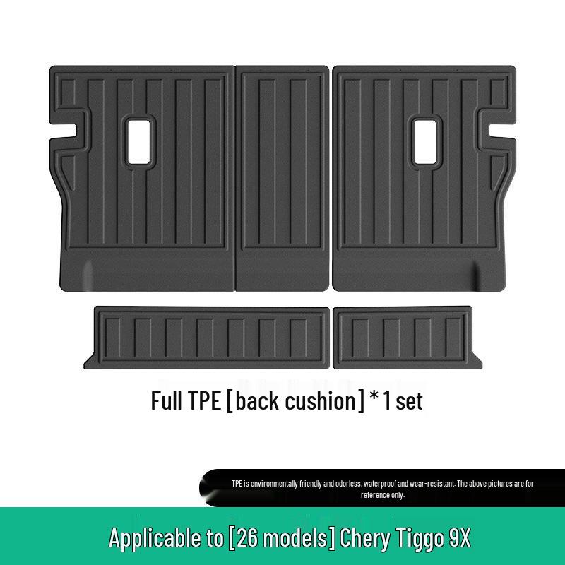 Custom TPE Floor Mats for Chery Tiggo 9X - All-Weather Protection for Car and Trunk.