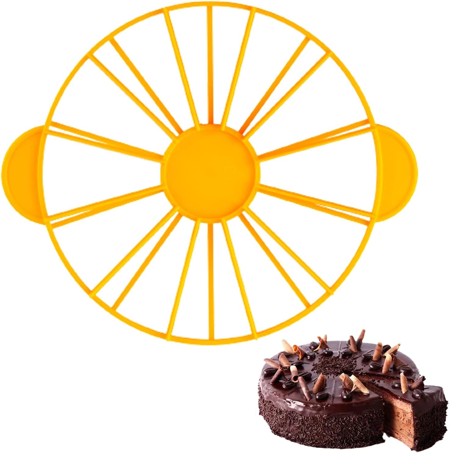 

Кусок торта Пирог Минута Равный Темно-красный Торт Круглый Разделитель, Торт, Маркер 10/12, Разделитель, (Желтый 10/12)