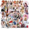 Lebendige 50 Stück Blackpink Lisa Sticker Kollektion für individuelle DIY Dekorationsprojekte