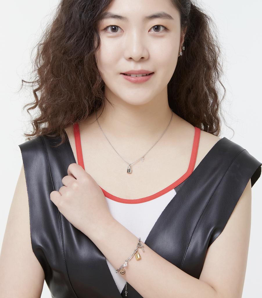 Lazy N Crazy Cubic Lock Necklace (3 Colors)