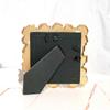 Vintage 6x8 Picture Frame, Antique Ornate Gold Ginkgo Leaf Photo Frame, Table Top Display and Wall Hanging Home Wedding Decor