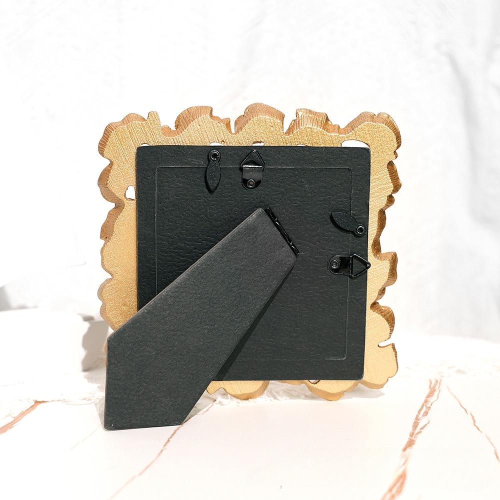 Vintage 6x8 Picture Frame, Antique Ornate Gold Ginkgo Leaf Photo Frame, Table Top Display and Wall Hanging Home Wedding Decor