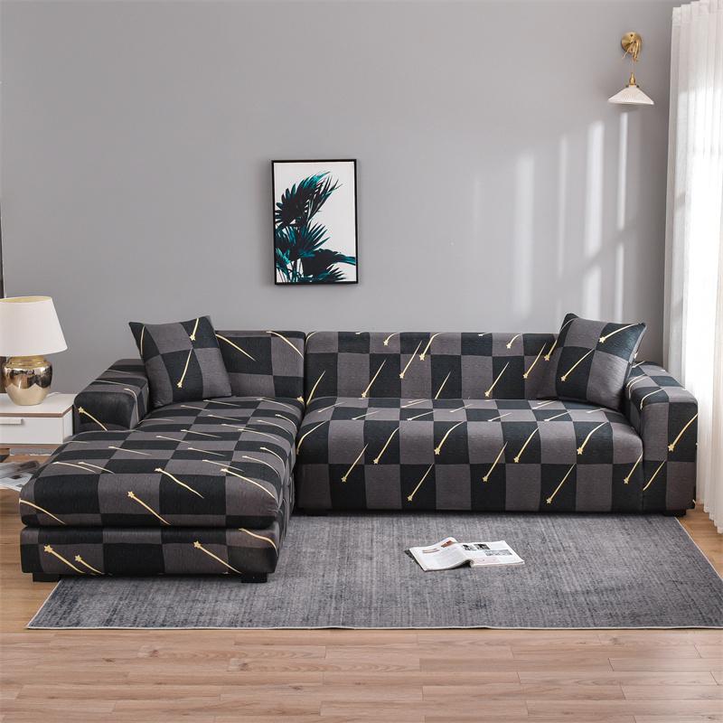 Elastic Sofa Covers for Living Room Stretch Slipcovers Sectional Couch Cover L Shape Corner Armchair Cover Furniture Protector