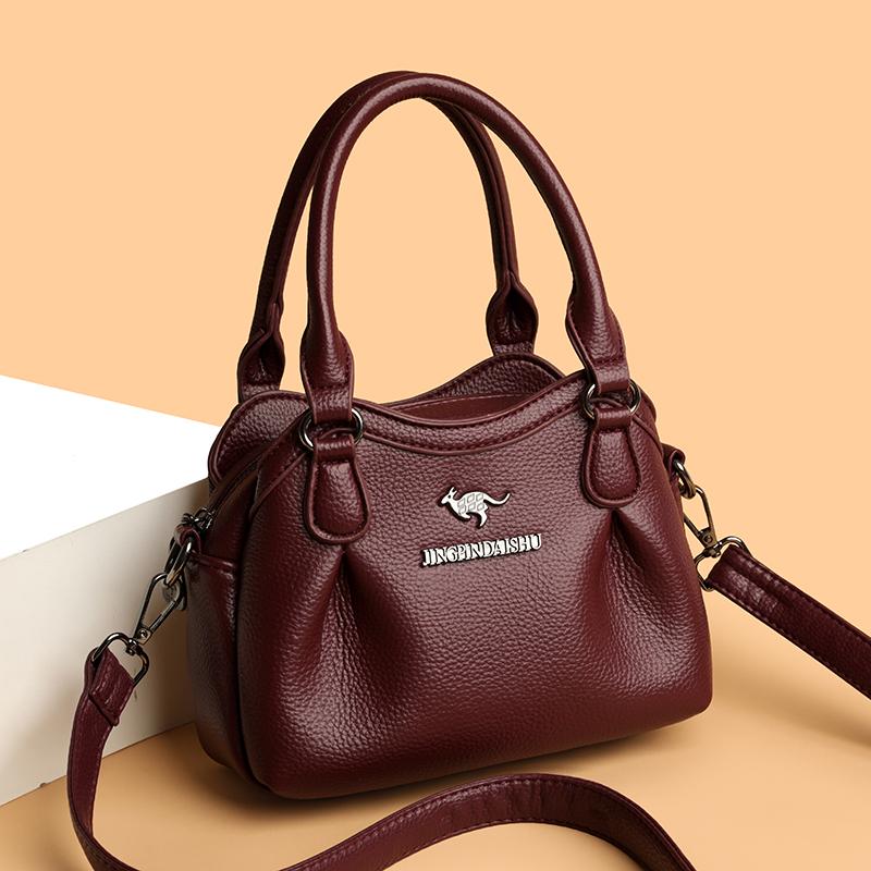 Luxury Designer Women's 3 Layer Tote Sac Large Capacity Commuting Shoulder Crossbody Bags Top Quality Soft Leather Handbags 2026