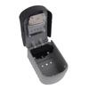 Security Case Lock Box Wall Mounted Waterproof Lockbox Aluminum Alloy Key Organizer for Home Hotel Office Silver