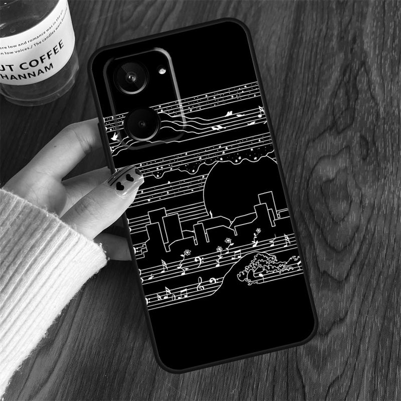 

Партитура Музыкальные ноты Для Realme GT6 GT7 Pro 10 11 12 13 14 15 Pro Plus C55 C71 C65 C63 C61 C53 C67 C35 C75 Чехол Realme 11 Pro