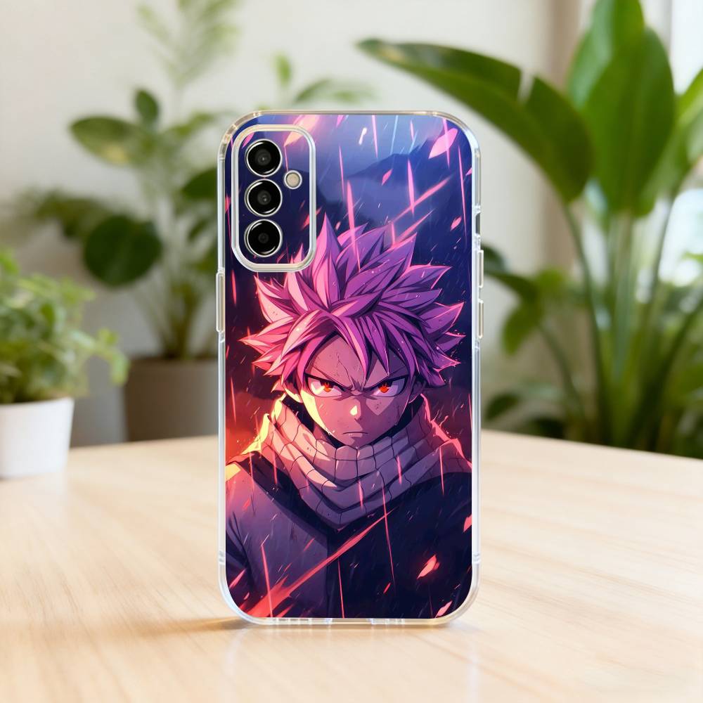 

N-Natsu F-Fairy D-Dragneel T-Tail-es Phone Case For SamsungA10,12,20,21S,30,31,40,50,51,52,70,71 Transparent Cover Samsung a714g