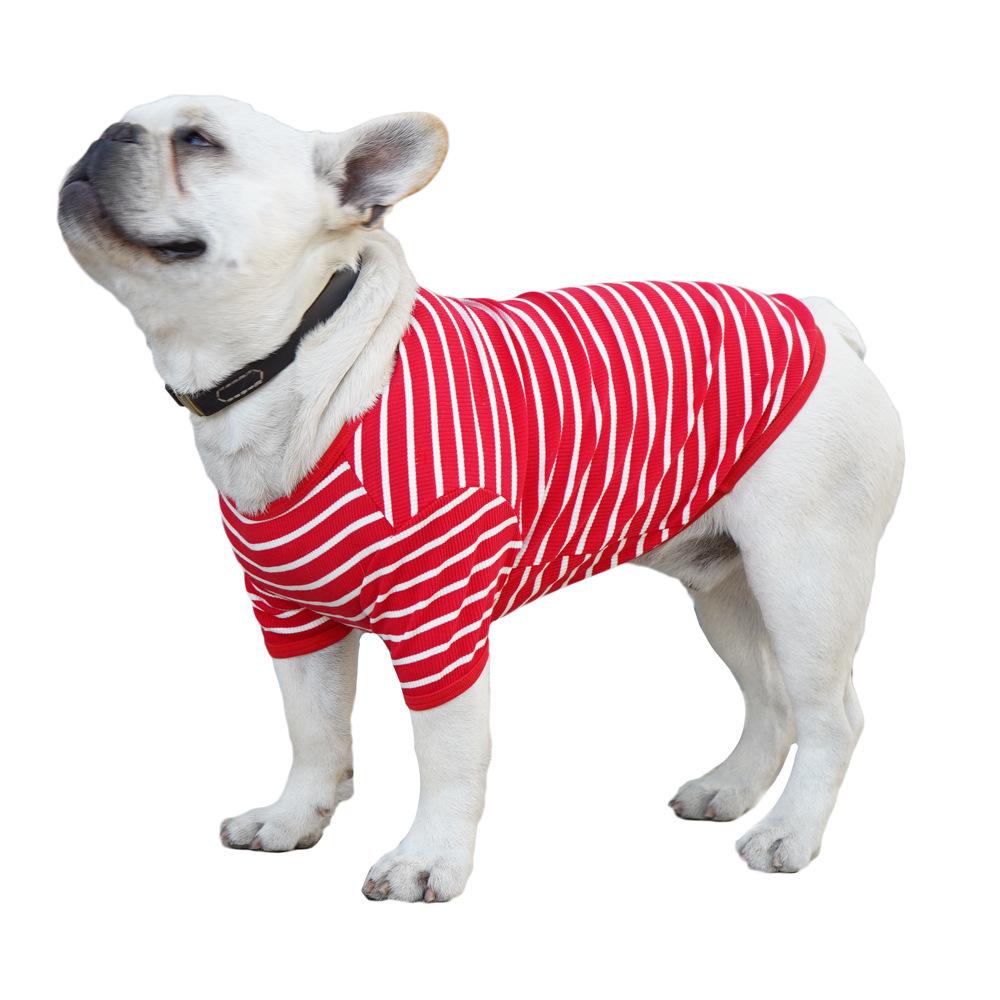 Dog cat pet clothes spring and summer thin Bichon corgi shiba dog fighting clothes anti-hair loss