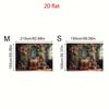 Retro Floral Library Backdrop Vintage Suitcase Books Flower Wall Photo Booth Background