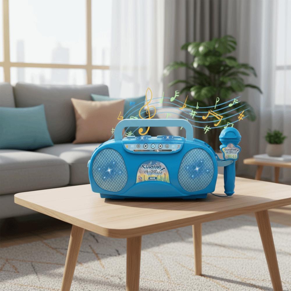 Connect Phone Karaoke Children's Toy Wireless Music Speaker Portable Singing Machine  Entertainment