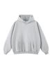 Men's Heavyweight American Trend Hoodie - Solid Color Casual plus Velvet