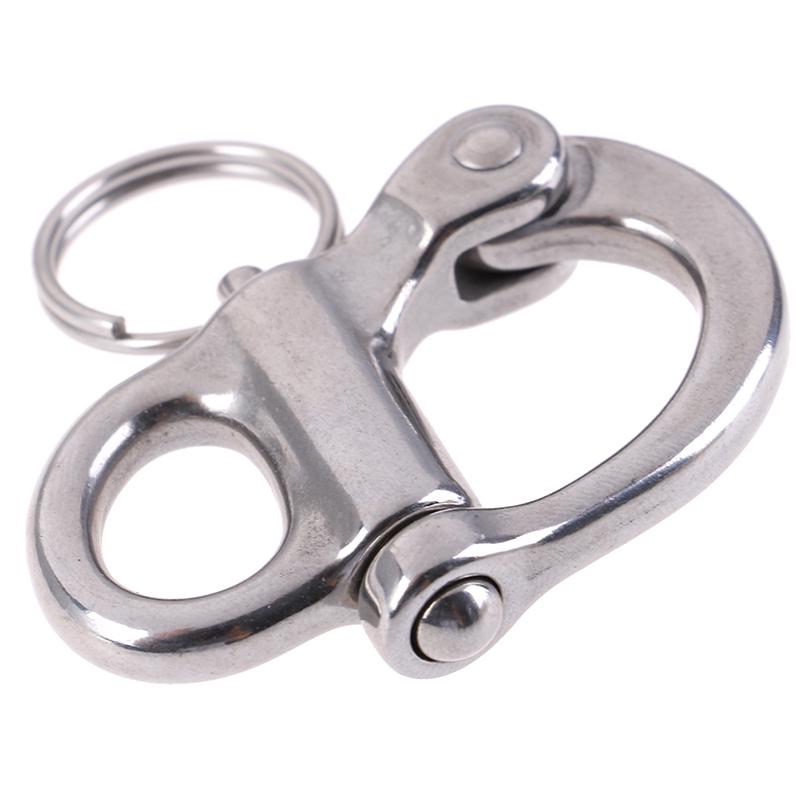 316 Stainless Steel Rigging Sailing Fixed Bail Snap Shackle Yacht Outdoor Living