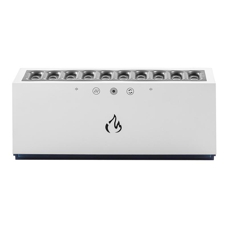 

Новый настольный динамический музыкальный ультразвуковой увлажнитель воздуха с пламенем для дома, 900 мл, RGB светодиодный светильник, увлажнитель, диффузор, машина для приготовления тумана USB Cable белый