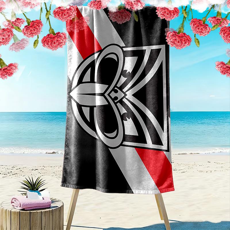 New Zealand Warriors Print Beach Towel, Large Soft Quick Dry Towel for Beach Camping Swimming