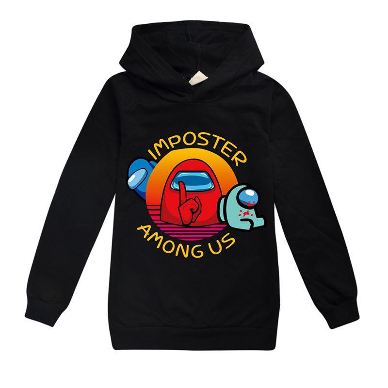 Game Kids Impostor Hoodie Boys Girls Hooded Sweatshirt Jumper Tops