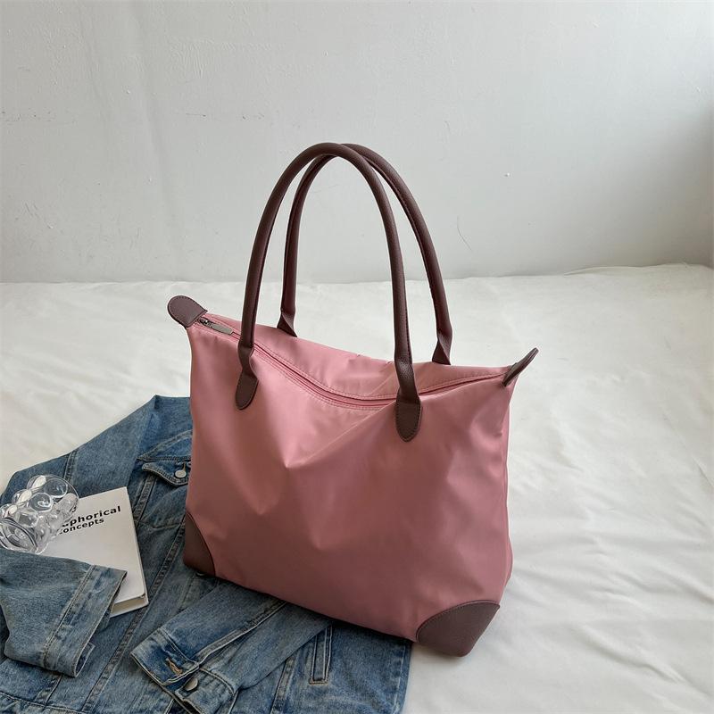 

Сумка для коротких поездок Женская ручная на плечо большой вместимости легкая портативная сумка Дорожный багаж Ожидает доставки Складская спортивная сумка