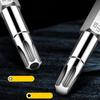 10Pieces Torx Head Screwdriver Bit Set Hex Shank Security Tamper Proof Screwdriver Drill Magnetic Screwdriver Bit Tool