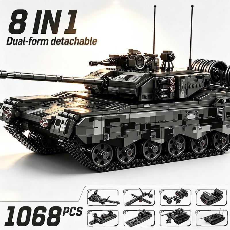 Army-Inspired Armored-Vehicle High-Standard Construction Building-Bricks Collection Kit First-Class 8 In Premium-Quality 1 Premium-Quality Main