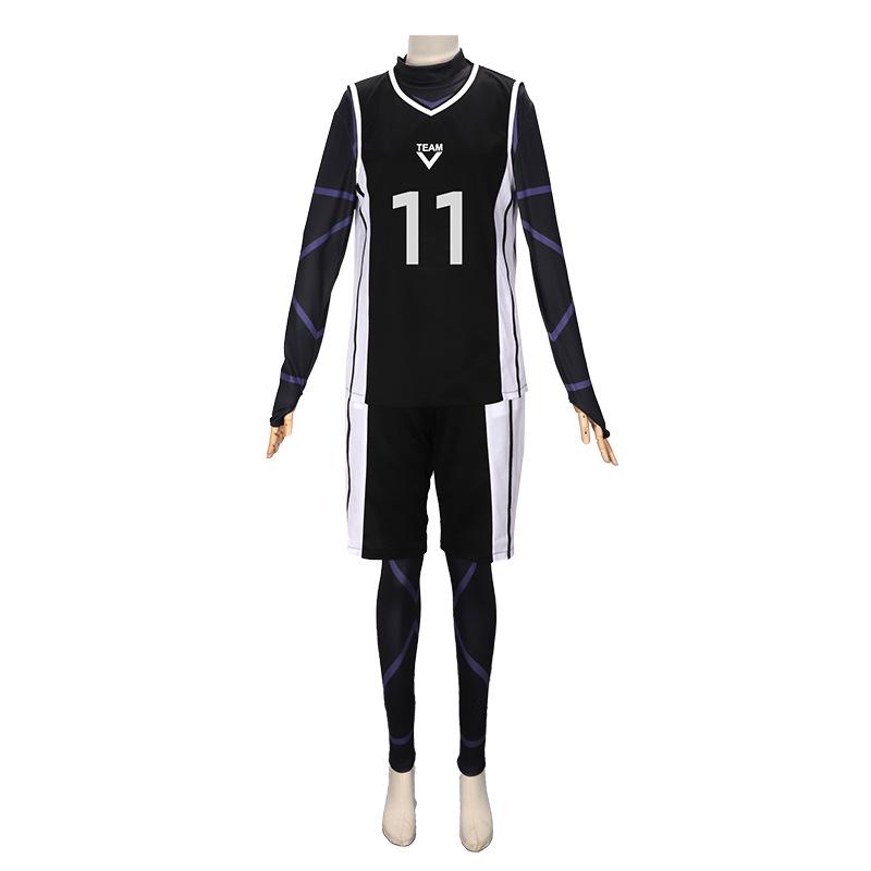 Blue Lock Anime Cosplay Jersey: Kiyoshi Ichi, Meguru Bachira, Hyoma Chigiri, Rensuke Kunigami
