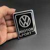 3D Metal Aluminium Badge Car Body Decoration Sticker For VW GTI Polo Golf Passat Tiguan Arteon Touareg Taigo Caddy Jetta Beetle
