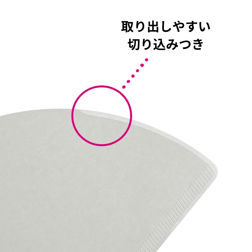 Hario Pegasus Coffee Paper Filters 02W, White, 2-4 Cups, Pack of 100, Made In Japan, PEF-02-100W