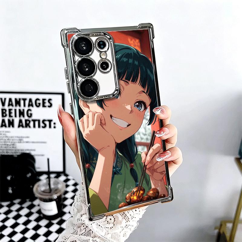 A-Apothecary D-Diaries Anime Plating Phone Case For Samsung Galaxy S24 S25 FE S26 Edge S23 Ultra S22 S21 Plus S20 Anti-Fall Aira