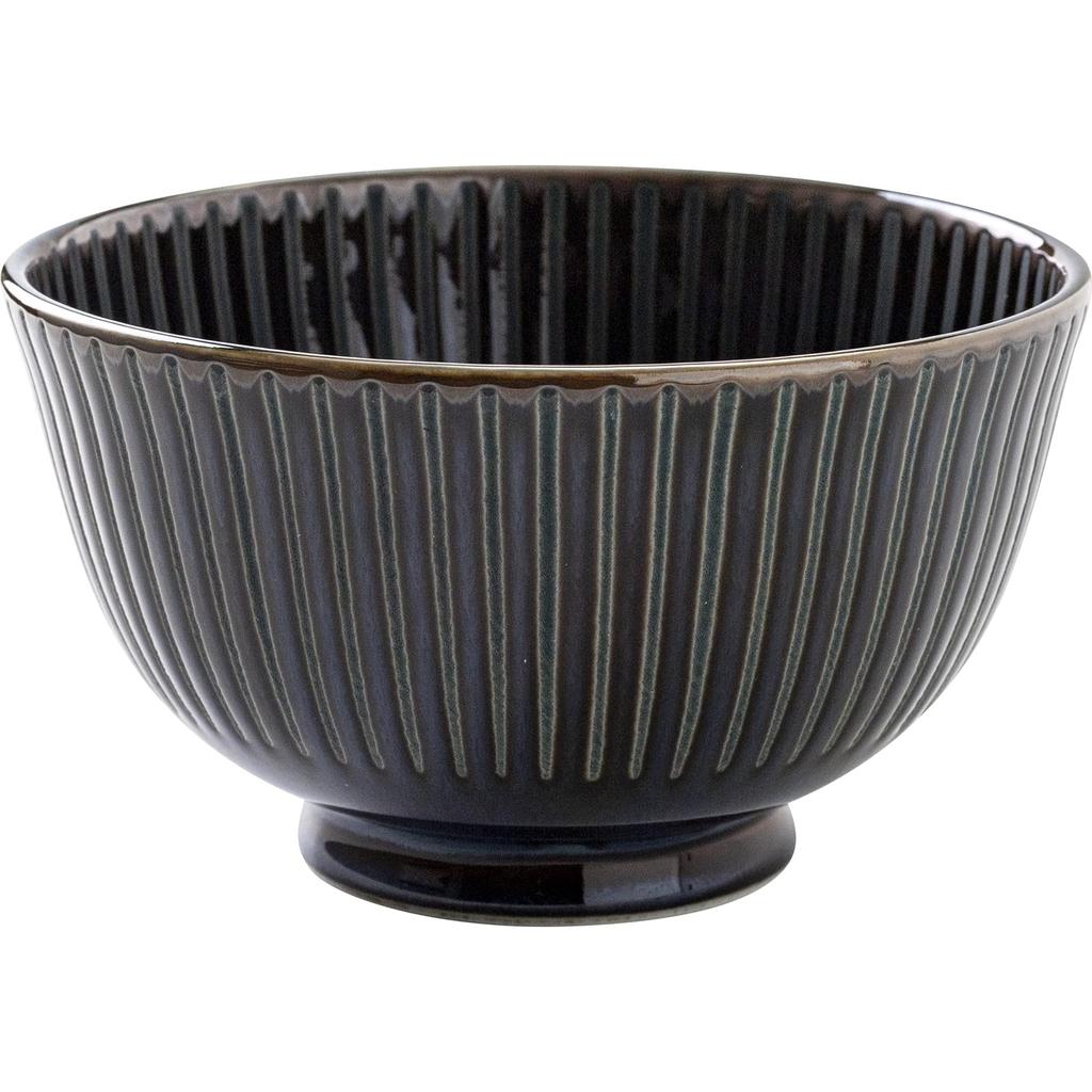 Marusankondo Mino Ware Pinwheel 135 Bowl Navy Multi Bowl