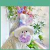 Plush Delightful Colorful Mushroom Keychain Adorable Fairy Bag Accessory For Kids