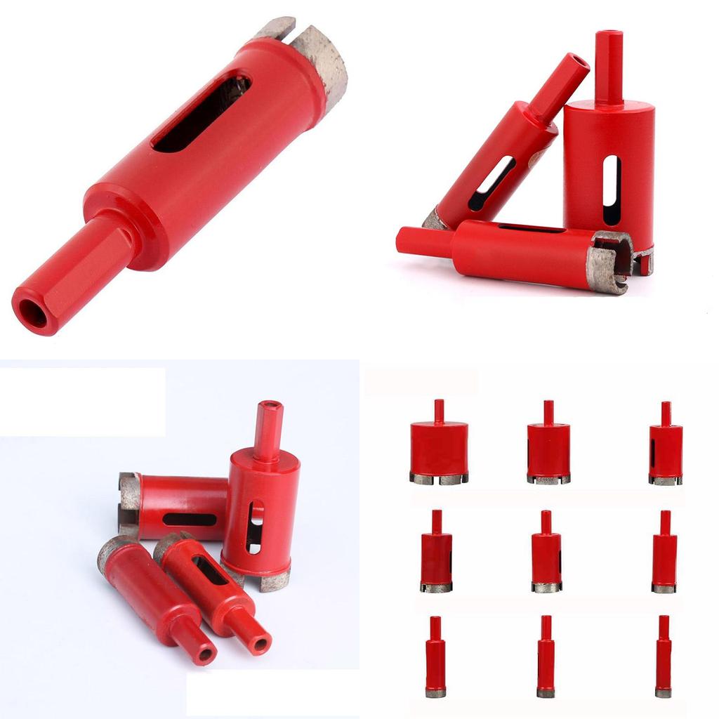 Brocas Diamantadas Soldadas a Vácuo Características Durabilidade de Longa Duração**