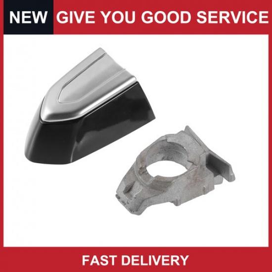 Pack of 1 for Cadillac CTS 14-19 Front Left Door Lock Cylinder Cover Cap Black